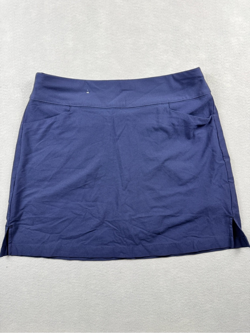 Unbranded Womens Size Large Golf Tennis Skort Navy Blue